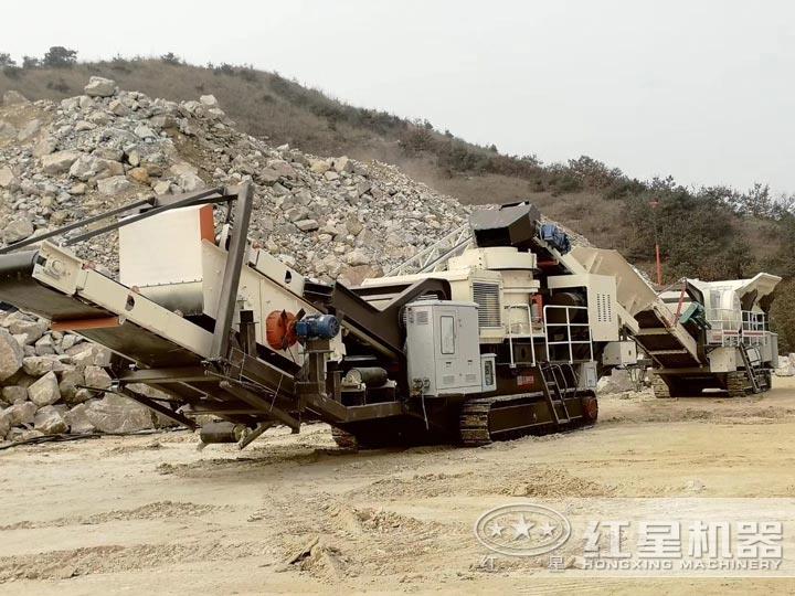 建筑垃圾破碎現(xiàn)場，選好設(shè)備收益更高